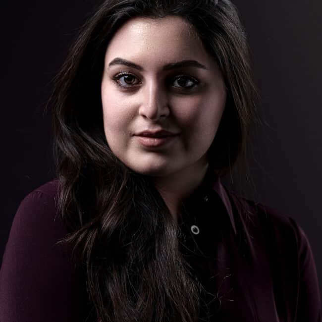 Model headshot taken during live workshop at Capture Pic studio